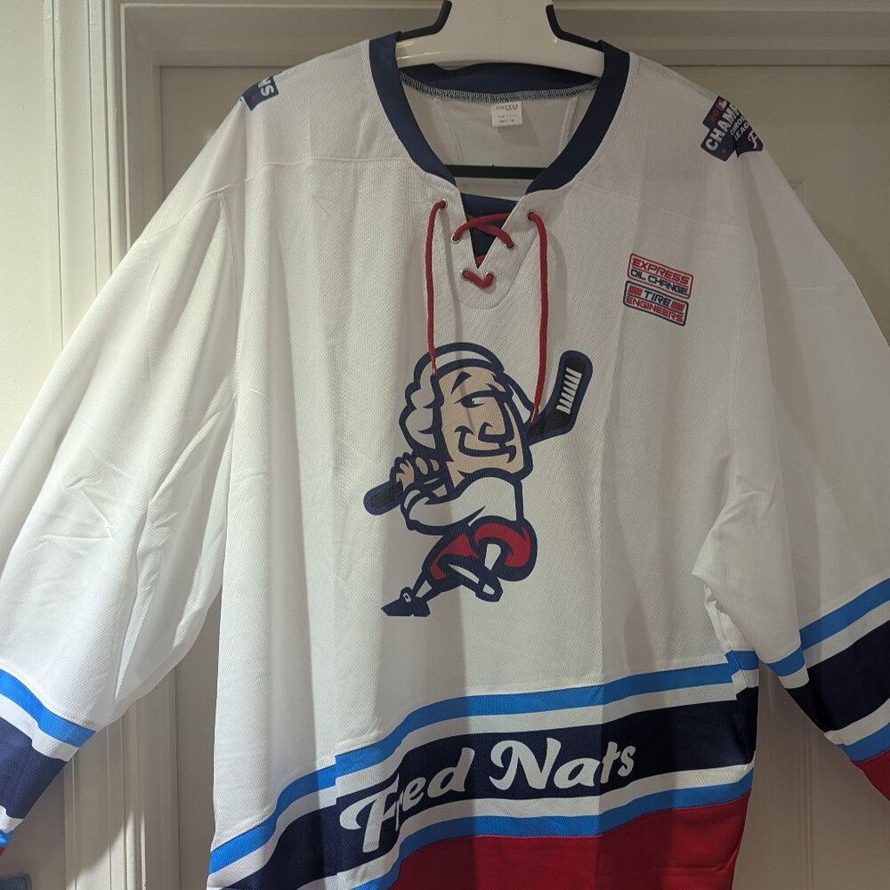 Fredericksburg Nationals Hockey Jersey Size XL SGA April 2025 FredNats